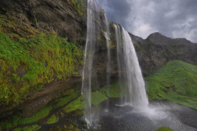 Tapeta: Island-vodopád