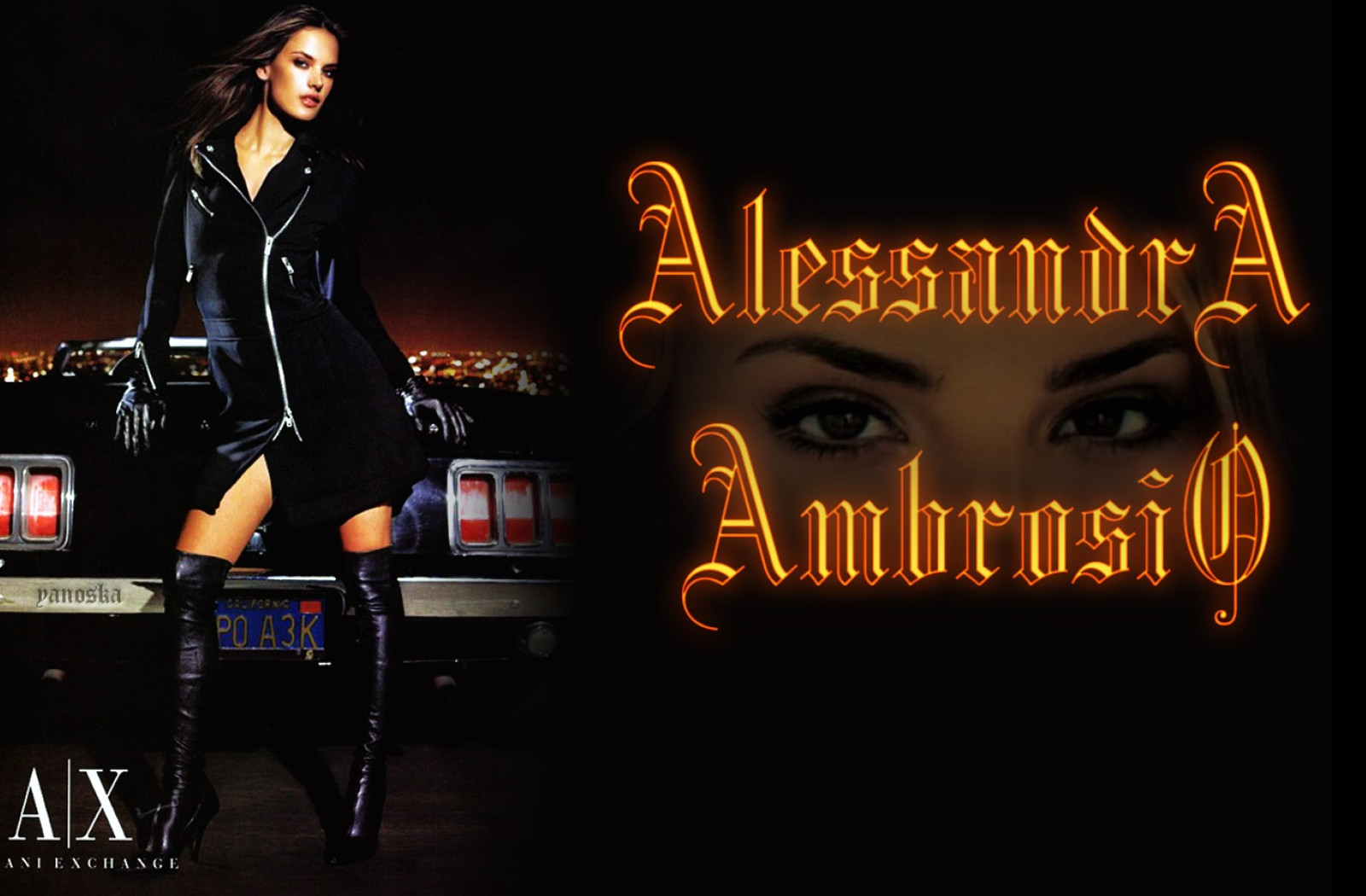 Tapeta alessandra_ambrosio_dark