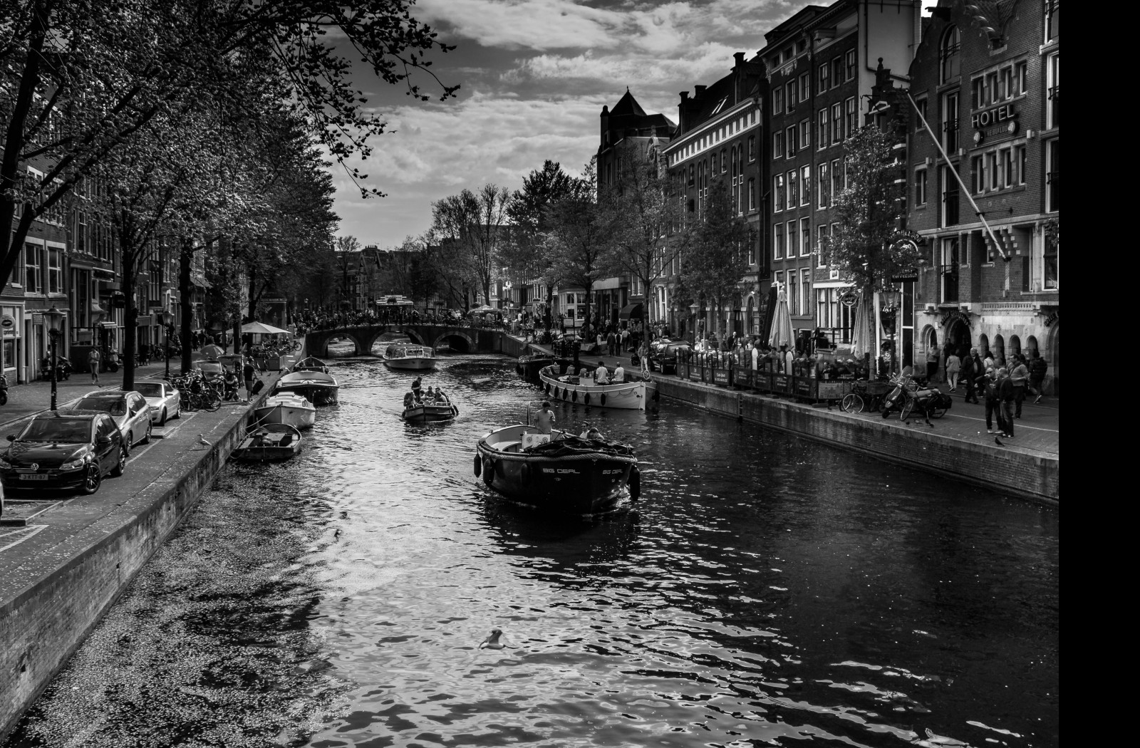 Tapeta amsterdam_b_w