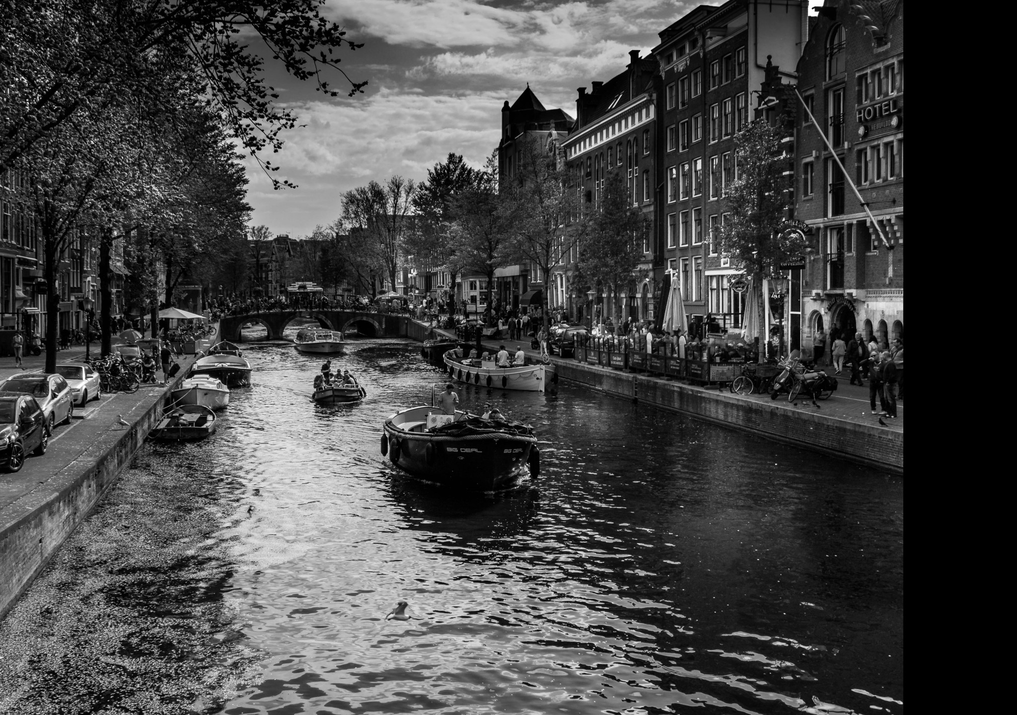 Tapeta amsterdam_b_w