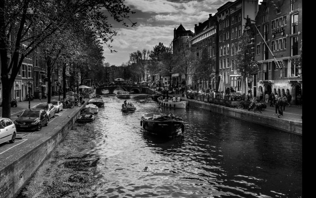 Tapeta amsterdam_b_w