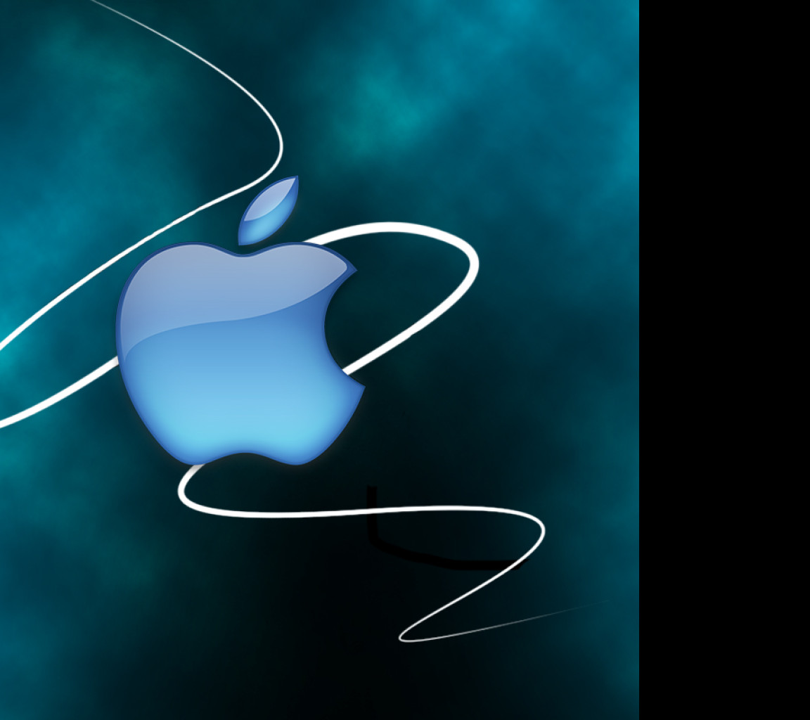 Tapeta apple_blue