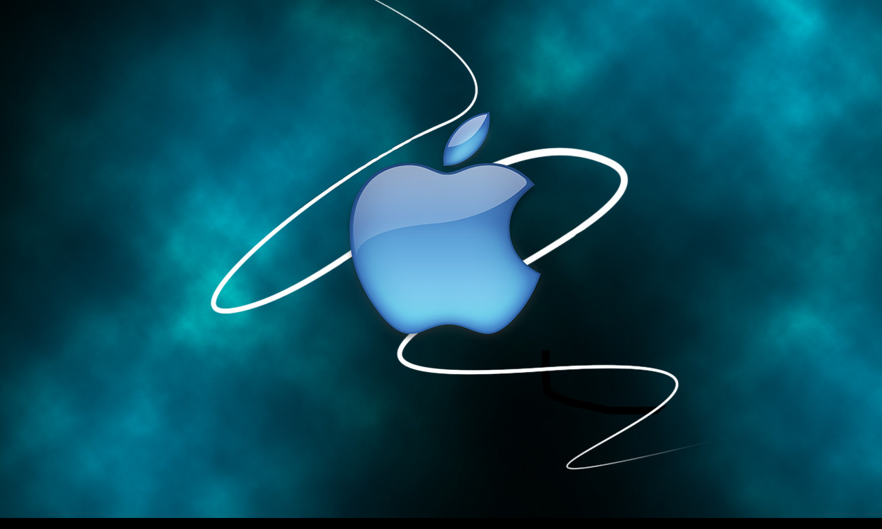 Tapeta apple_blue