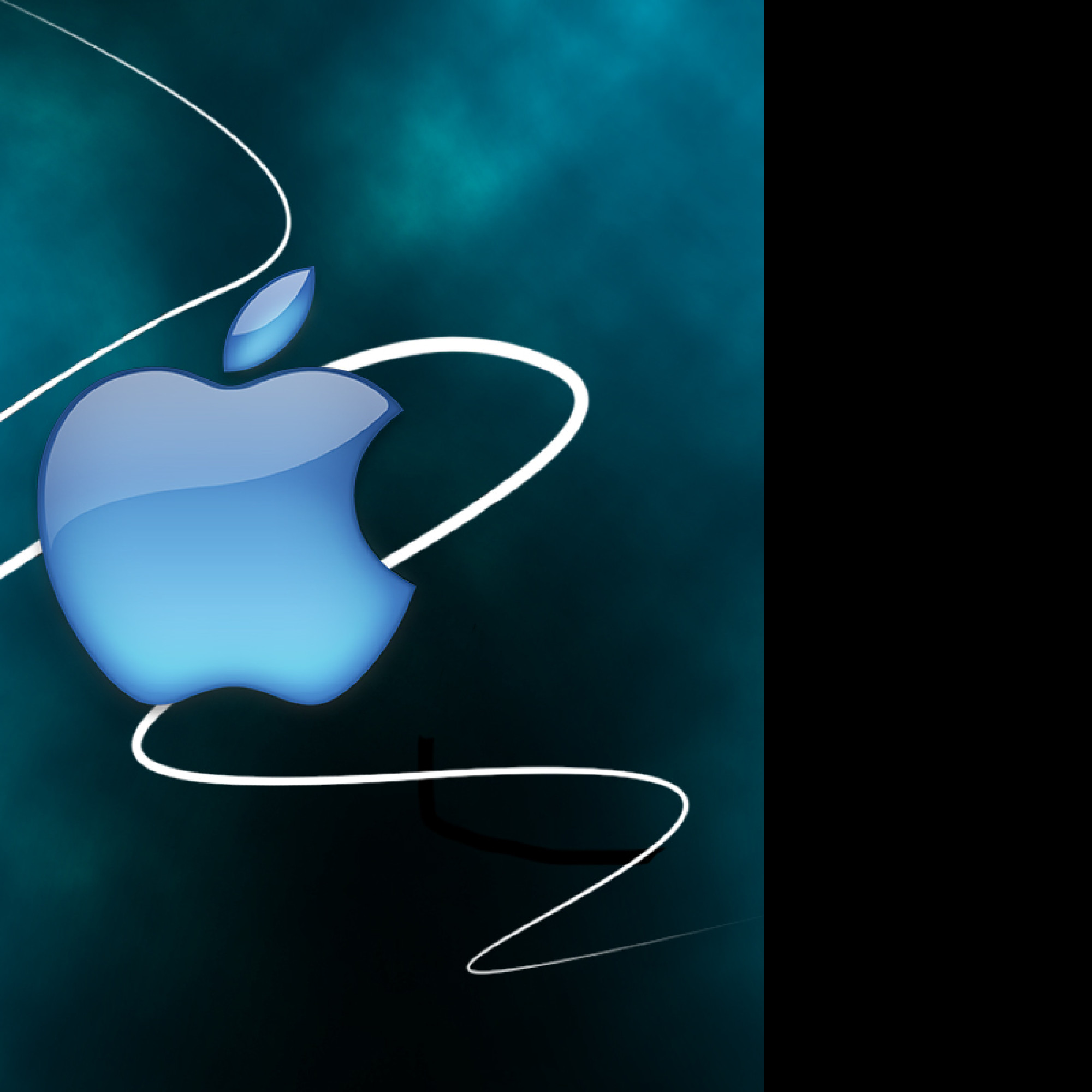 Tapeta apple_blue