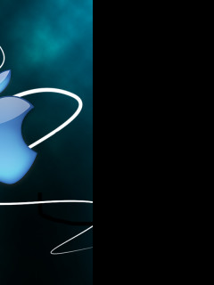 Tapeta apple_blue