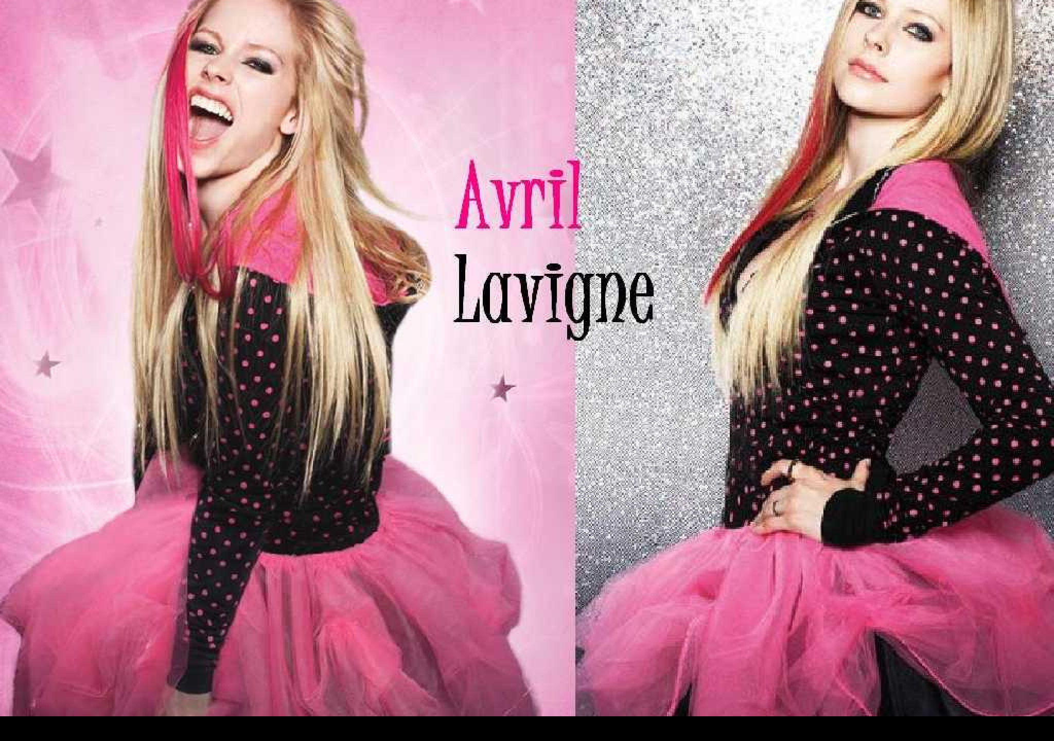 Tapeta avril_lavigne_black_star