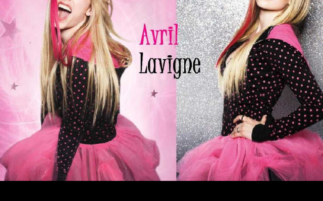 Tapeta avril_lavigne_black_star