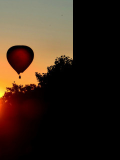 Tapeta balon_pri_zapadu_slunce