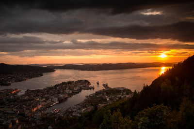 Tapeta: Bergen2, Norsko