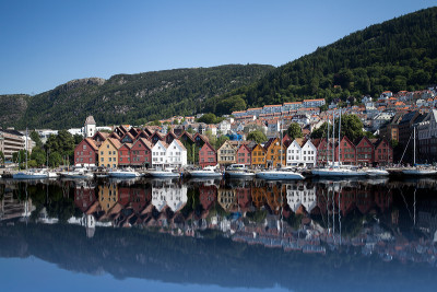 Tapeta: Bergen, Norsko