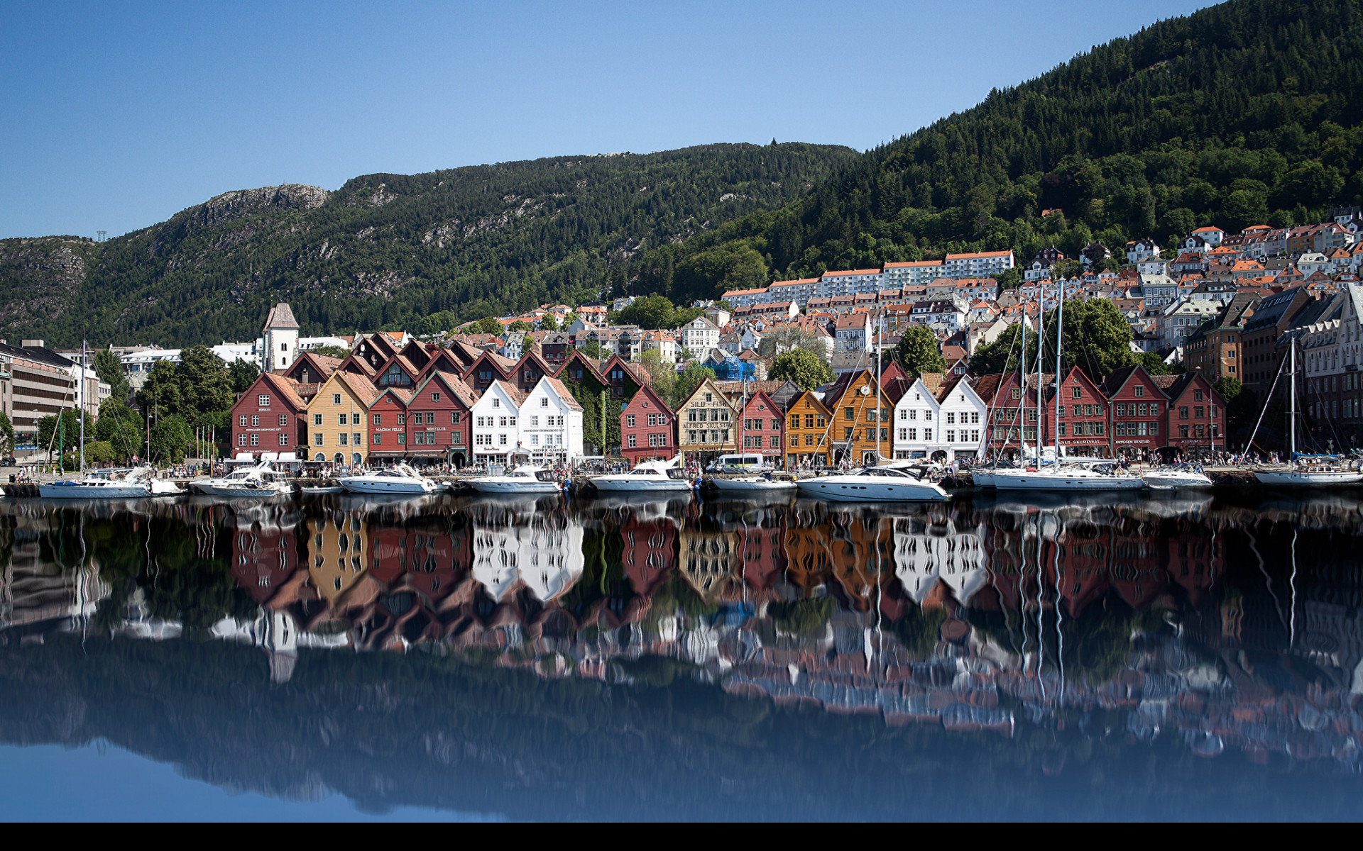 Tapeta bergen__norsko