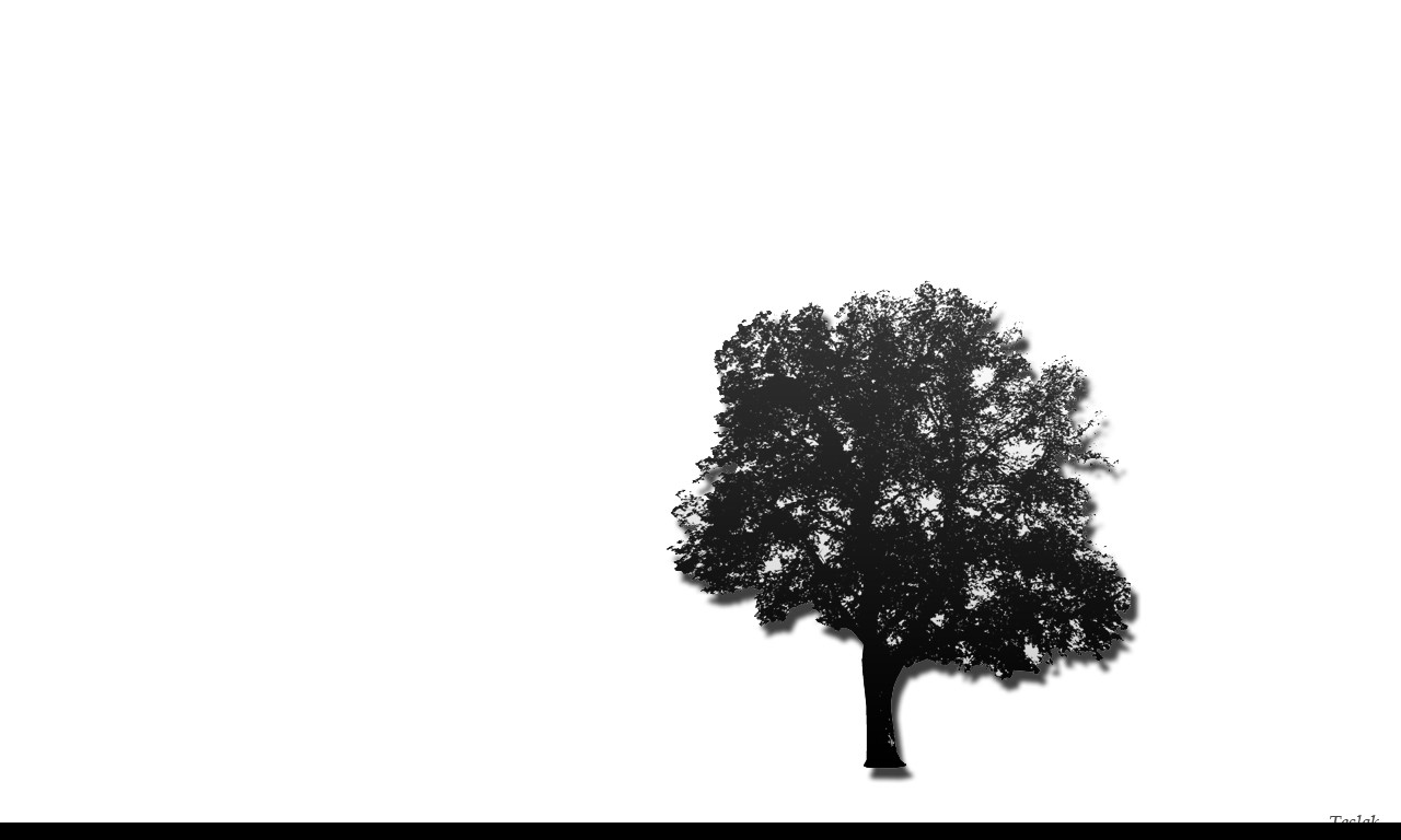 Tapeta black_tree
