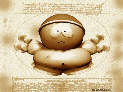 Tapeta: Cartman da Vinci