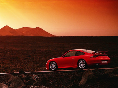 Tapeta: erven Porsche na pouti