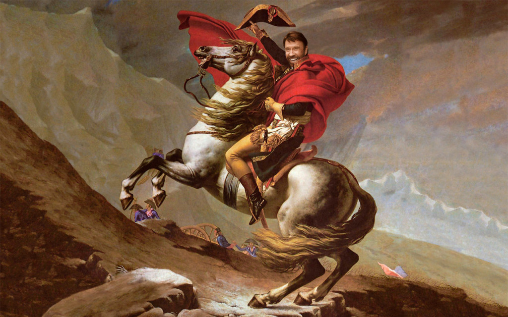 Tapeta chuck_norris_jako_napoleon