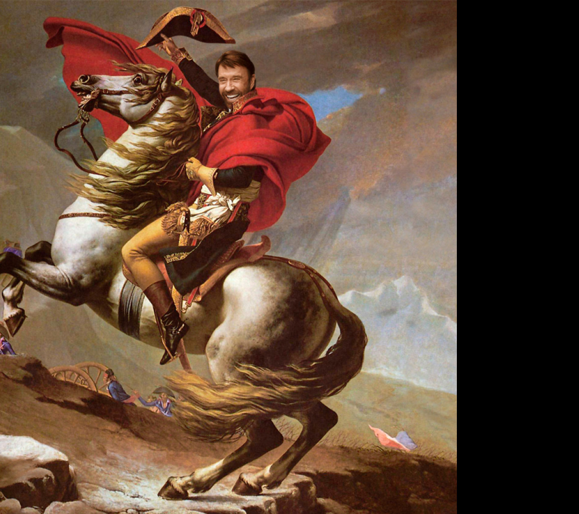 Tapeta chuck_norris_jako_napoleon