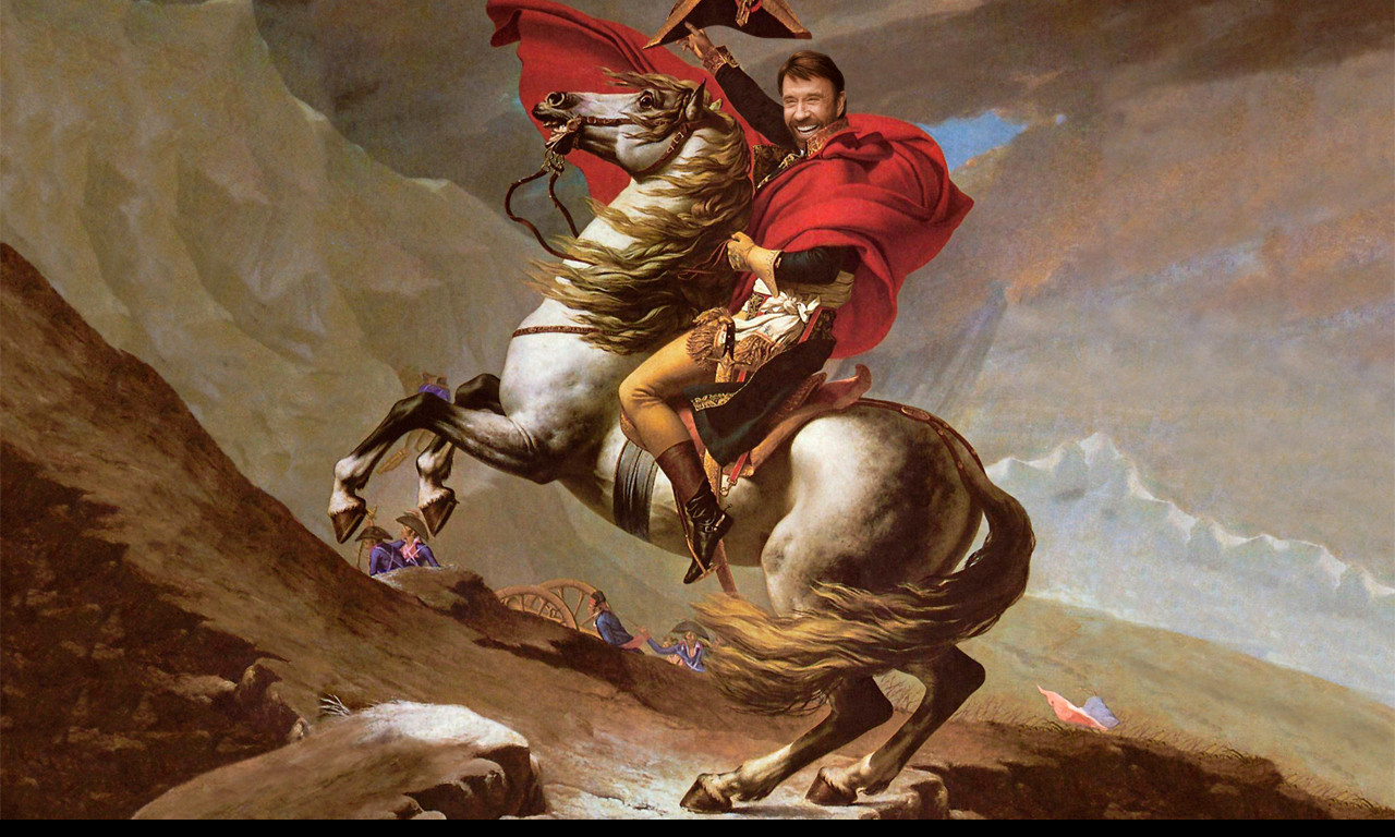 Tapeta chuck_norris_jako_napoleon