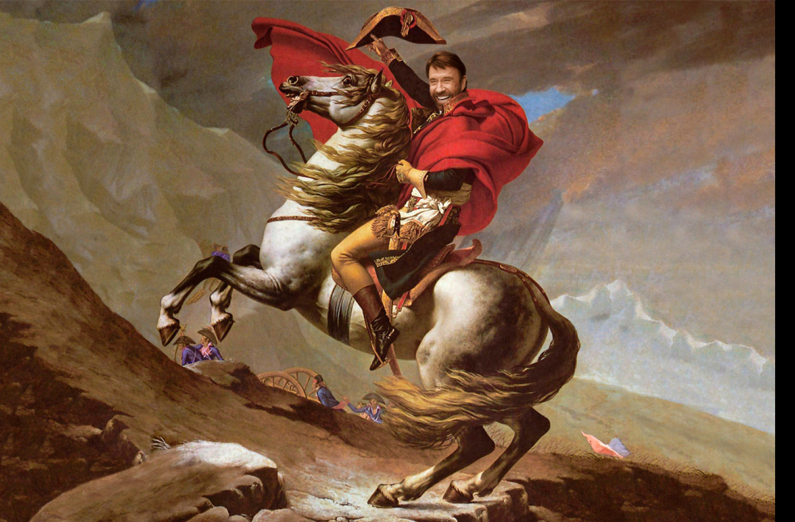 Tapeta chuck_norris_jako_napoleon