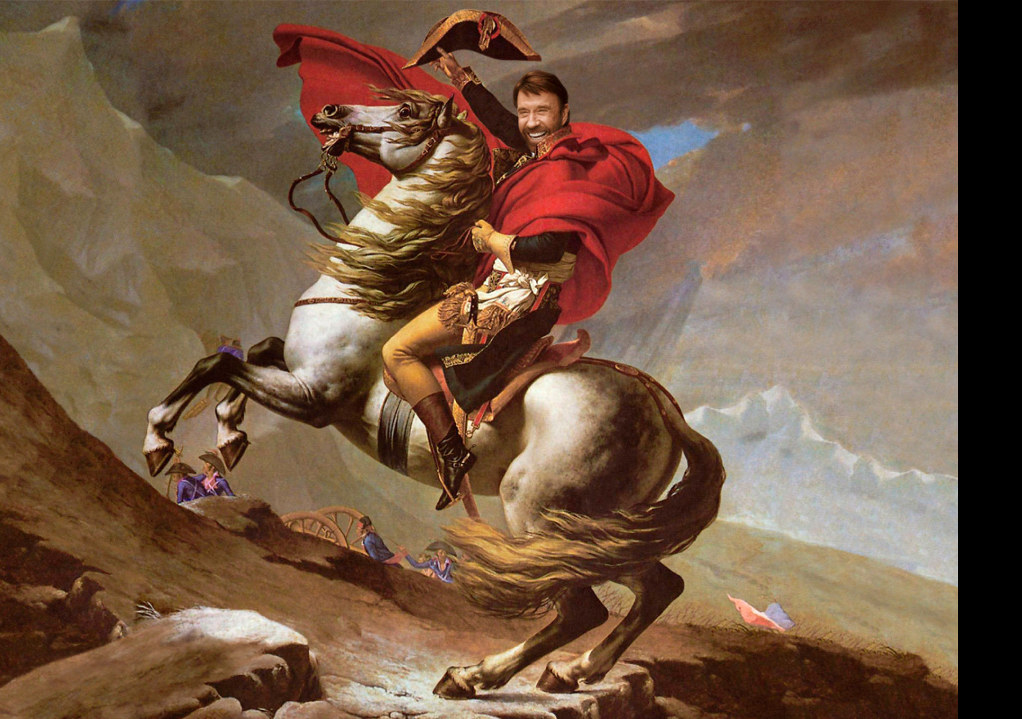 Tapeta chuck_norris_jako_napoleon