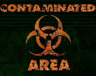 Tapeta: Contaminated area
