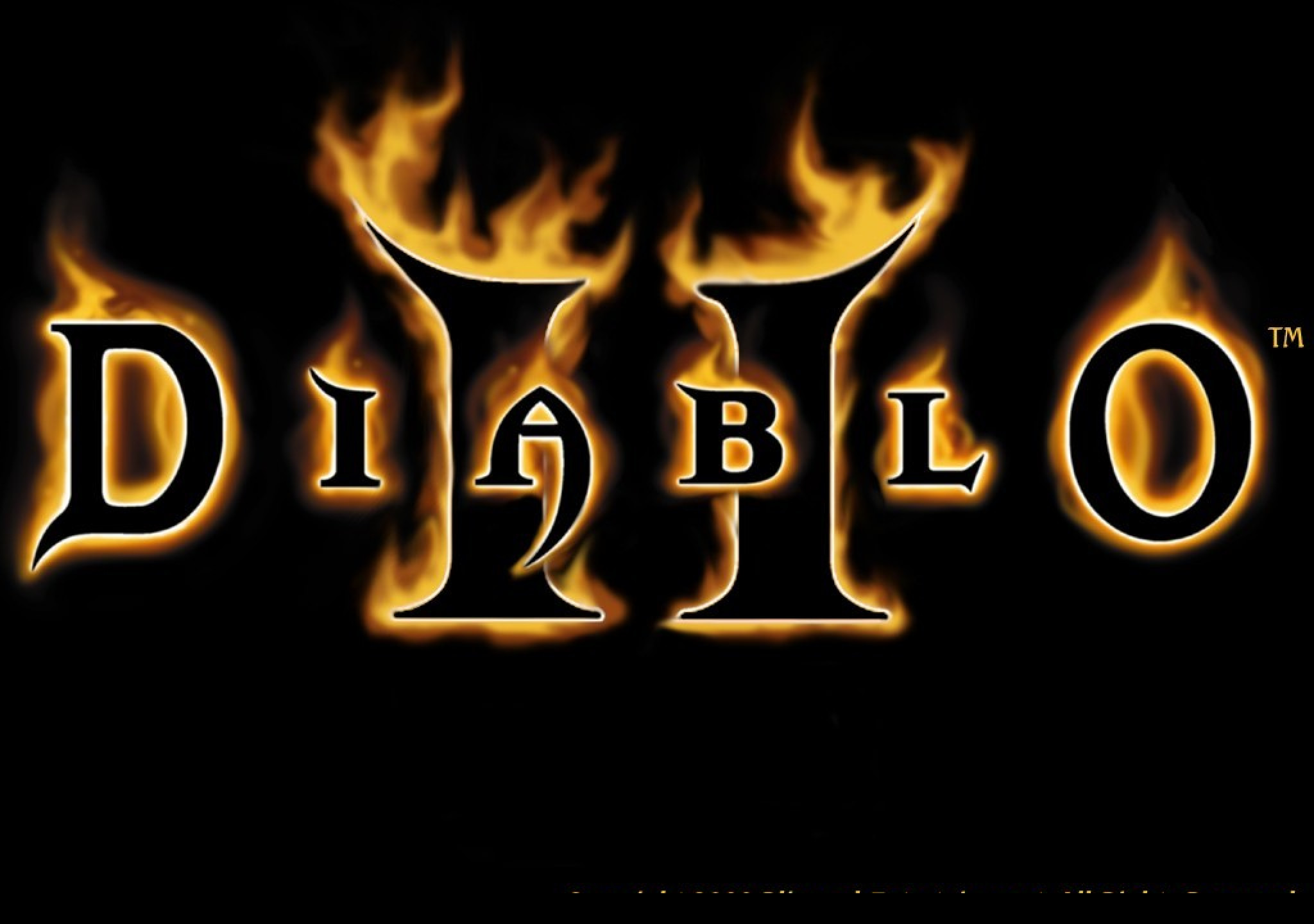 Tapeta diablo_2_logo