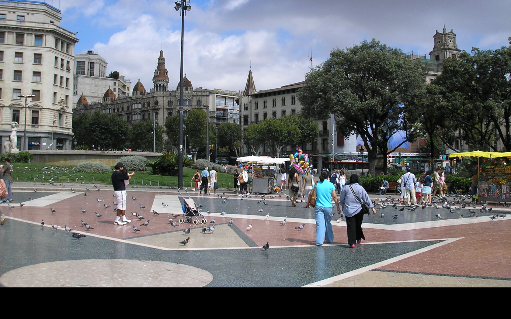 Tapeta e_barcelona_placa_decatalunya2