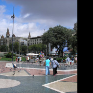 Tapeta e_barcelona_placa_decatalunya2