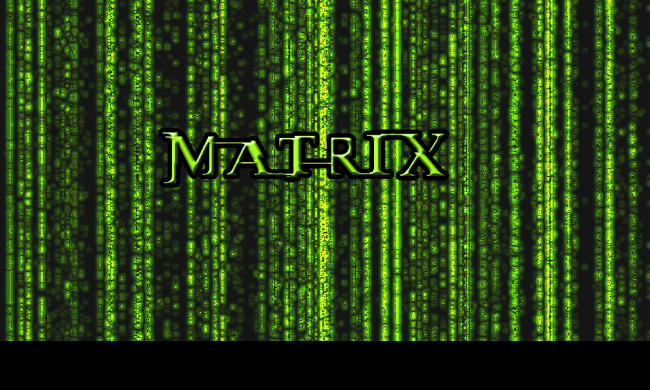 Tapeta efekt_matrix