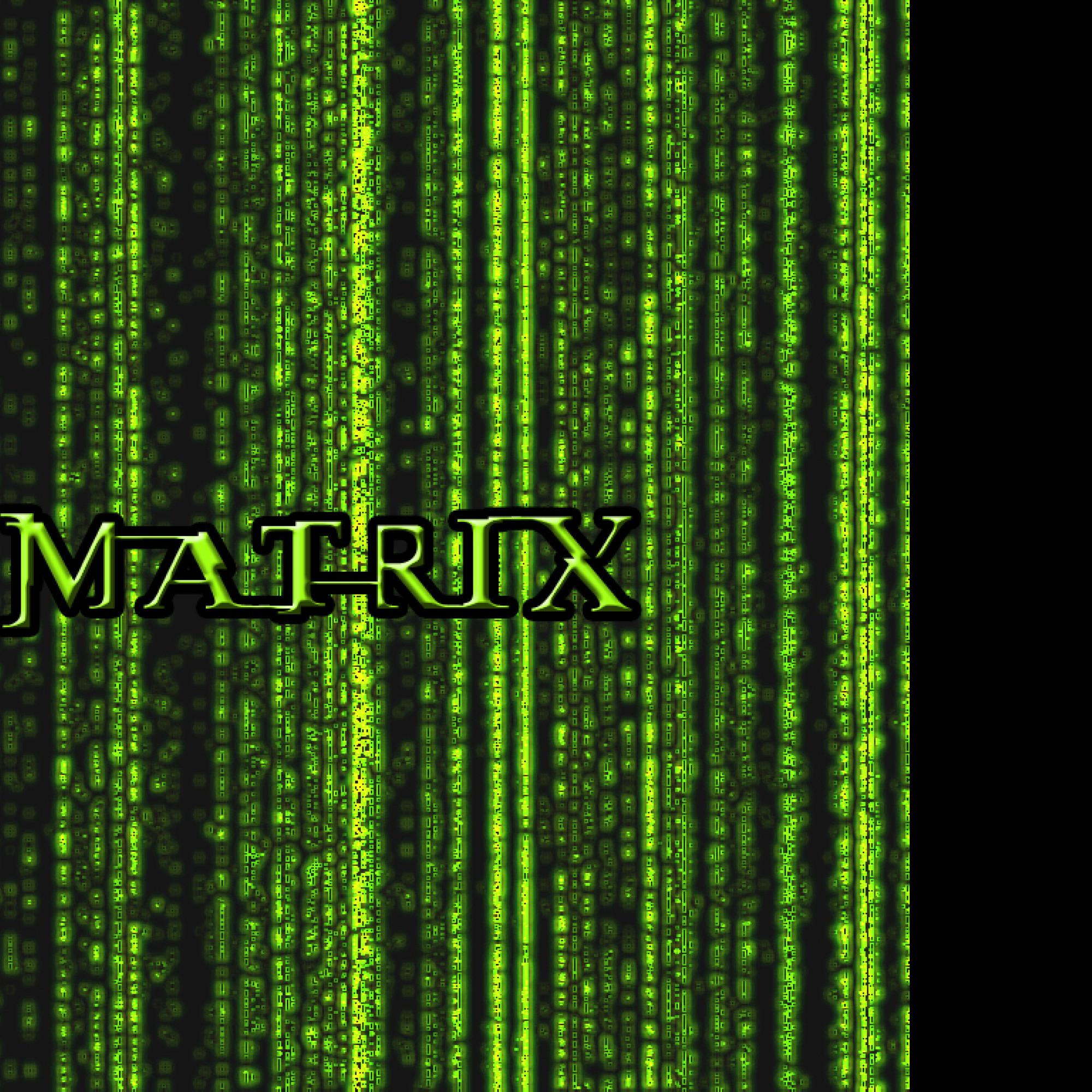 Tapeta efekt_matrix