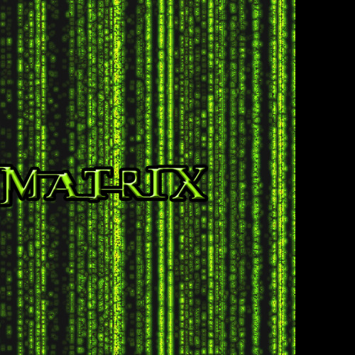 Tapeta efekt_matrix