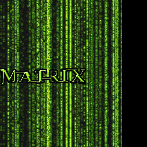 Tapeta efekt_matrix