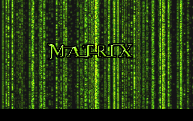 Tapeta efekt_matrix