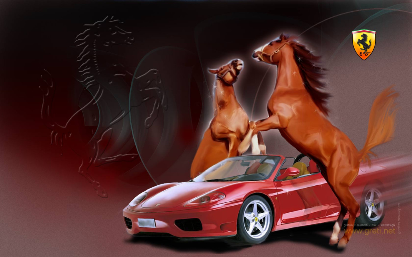 Tapeta ferrari_art