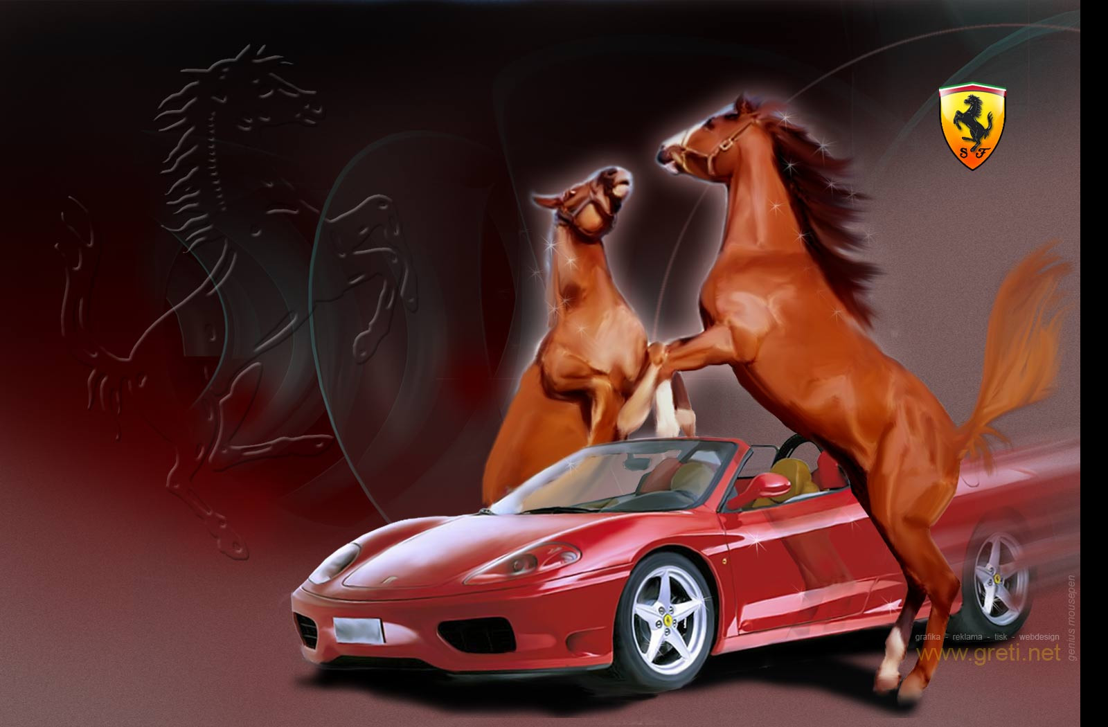 Tapeta ferrari_art