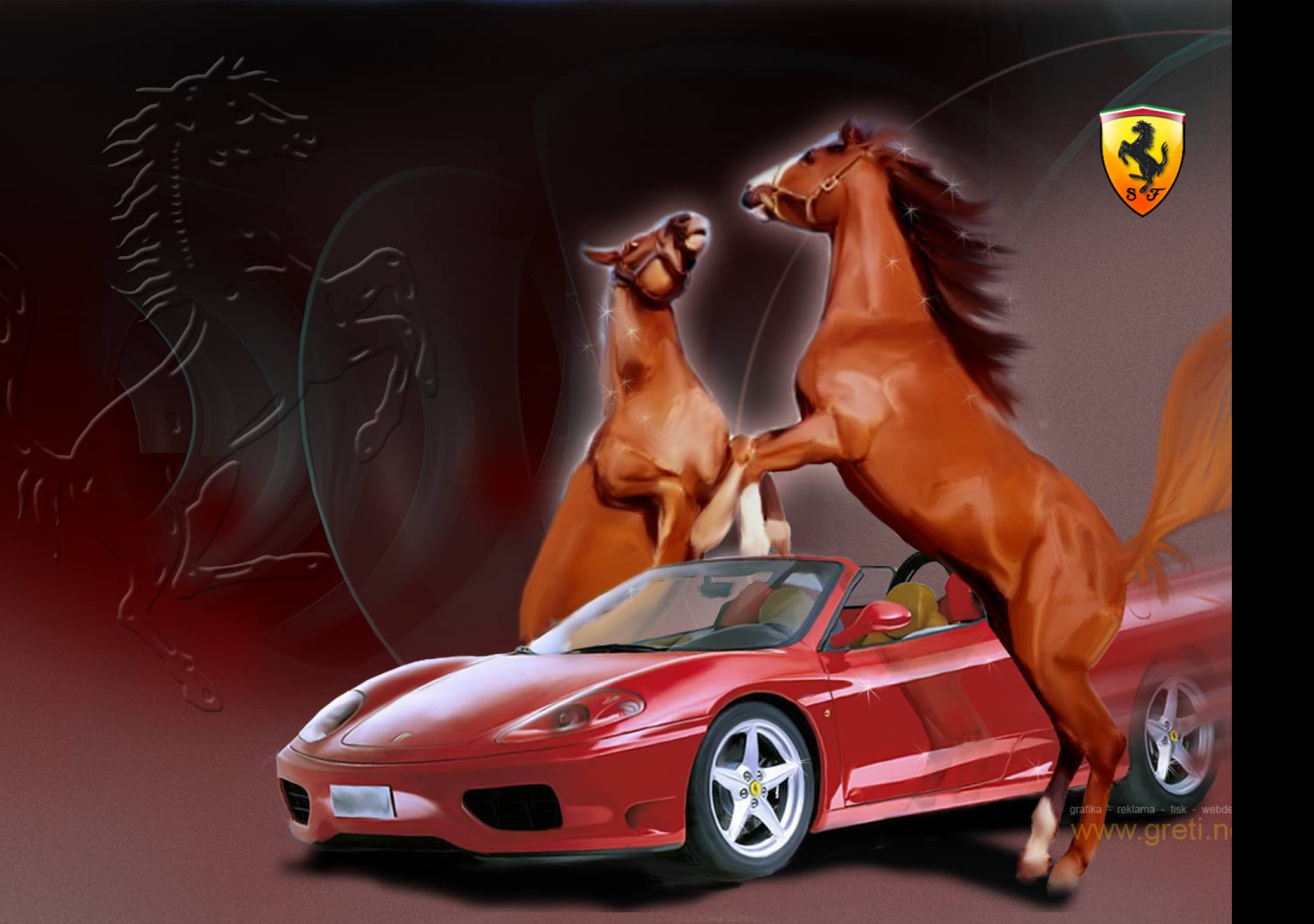 Tapeta ferrari_art