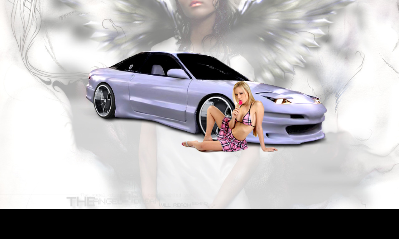 Tapeta ford_probe_and_sexy_babe