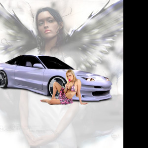 Tapeta ford_probe_and_sexy_babe