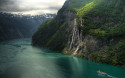 Tapeta Geirangerfjord, Norsko