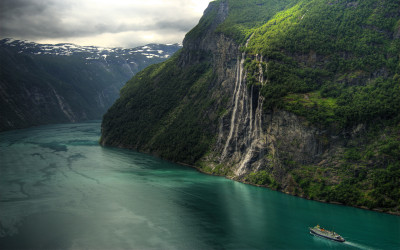 Tapeta: Geirangerfjord, Norsko