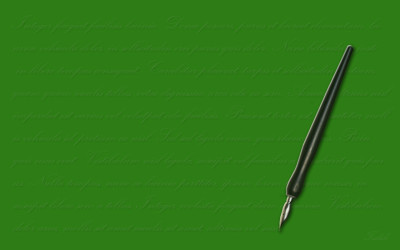 Tapeta: Green pen
