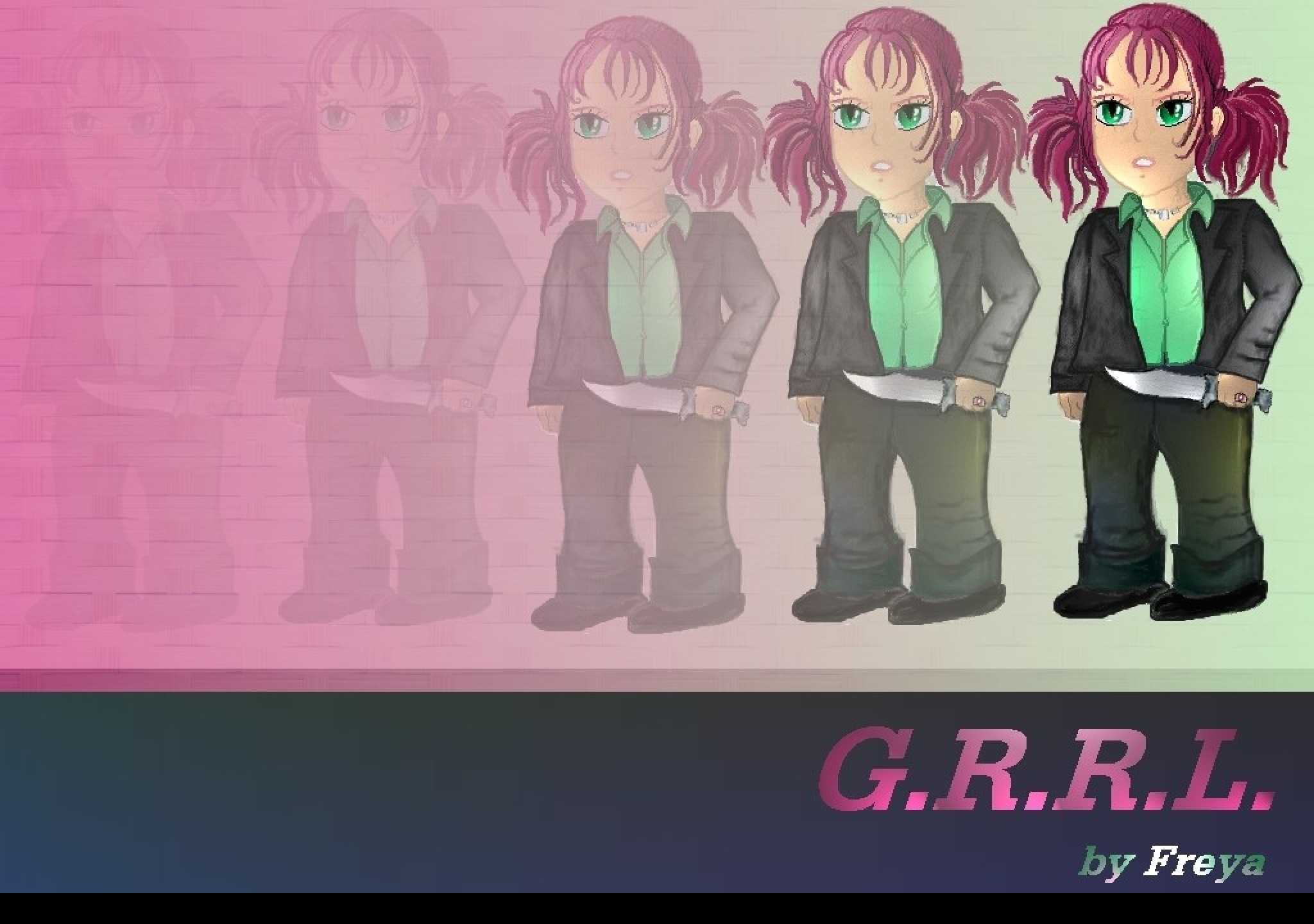 Tapeta grrl