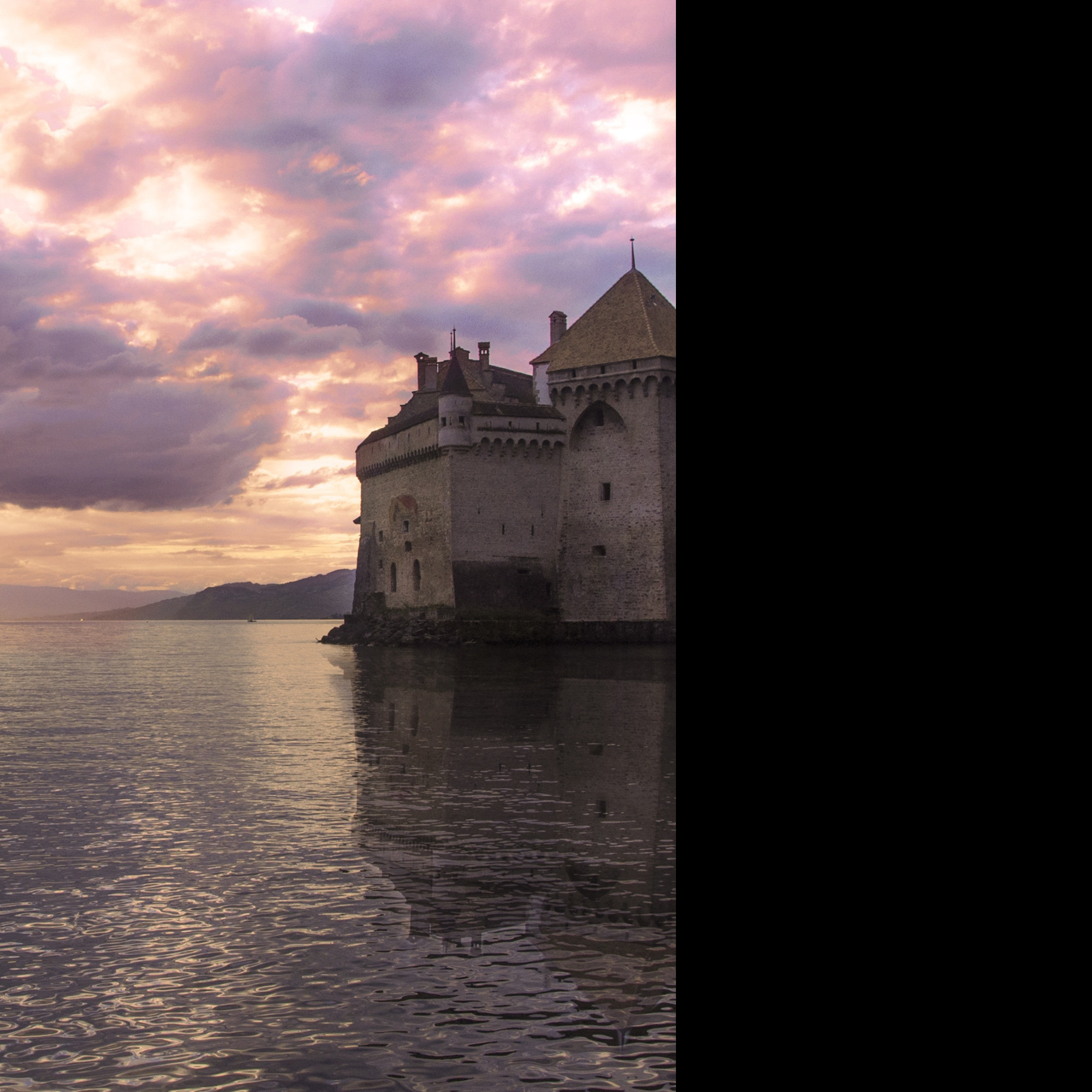 Tapeta hrad_chillon__svycarsko