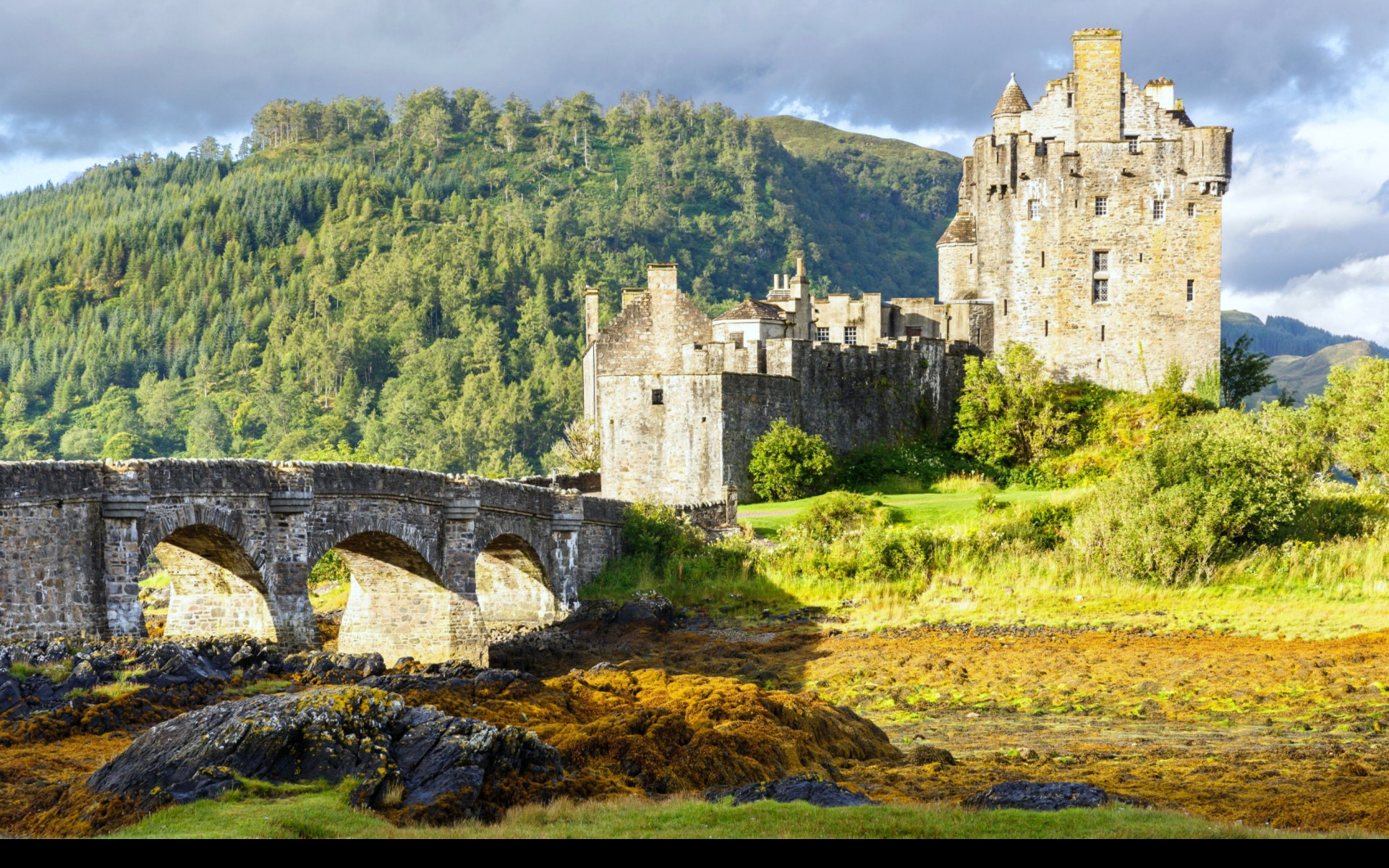 Tapeta hrad_eilean_donan__skotsko