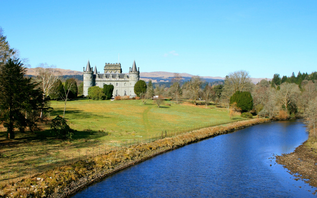 Tapeta hrad_inveraray__skotsko