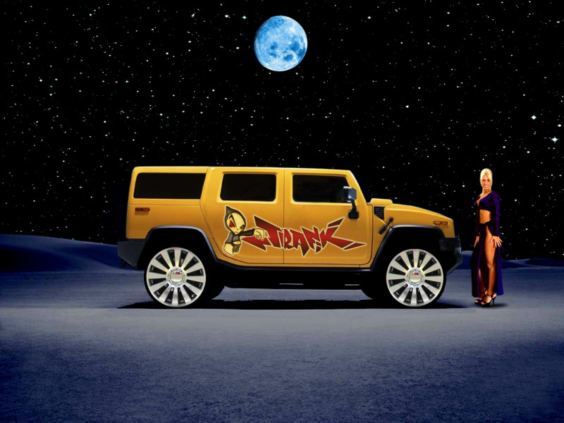 Tapeta hummer_midnight_trafik