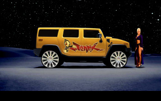 Tapeta hummer_midnight_trafik