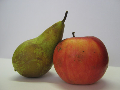 Tapeta: Jablko a hruka