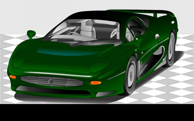 Tapeta jaguarxj220