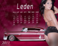 Tapeta Kalendář leden 2011