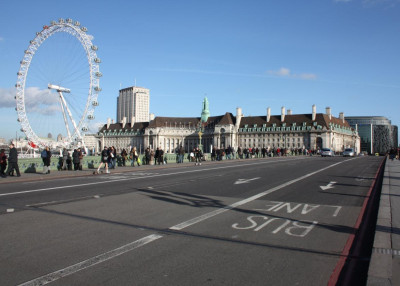 Tapeta: London Eye a most